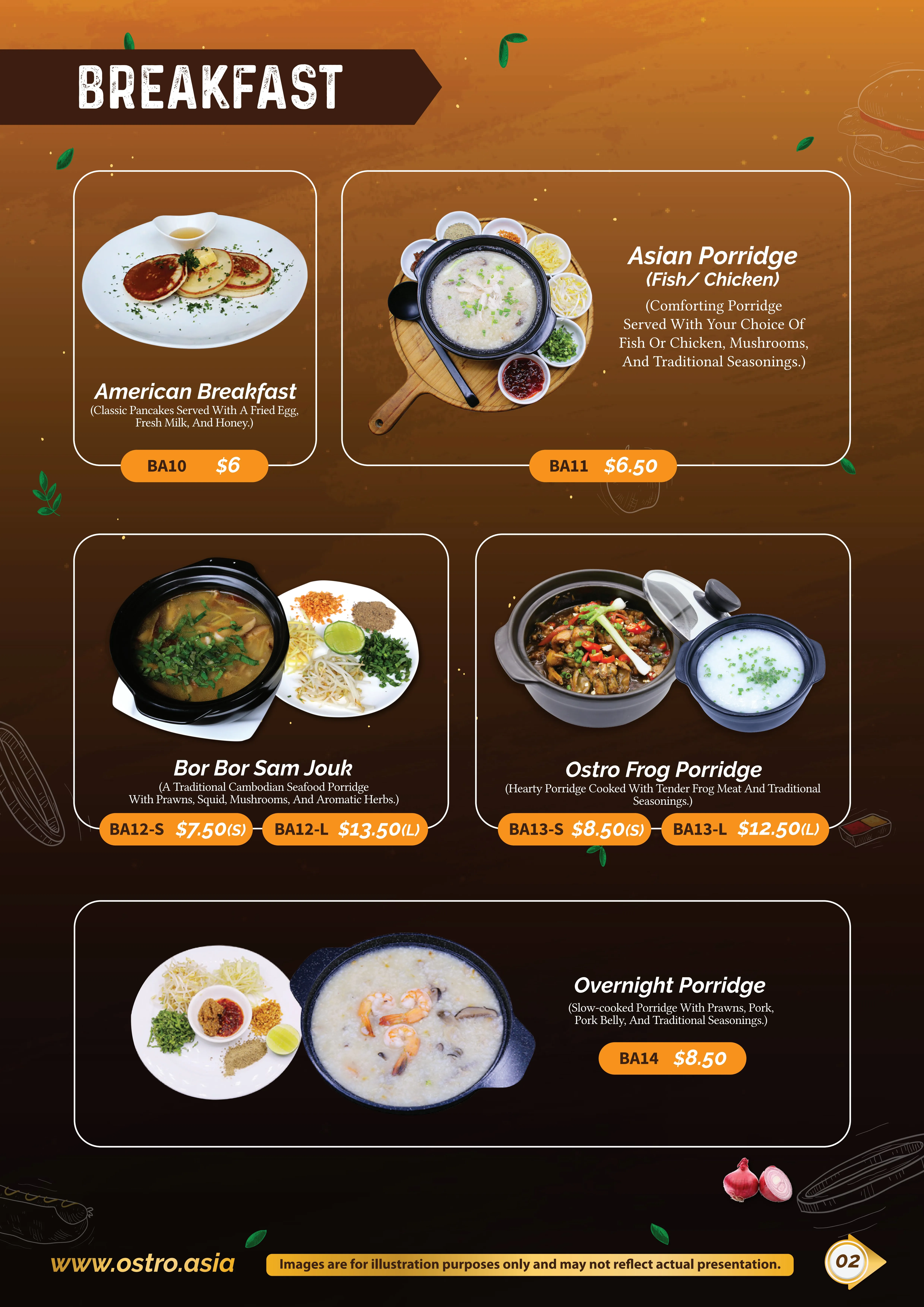 Breakfast Menu 2